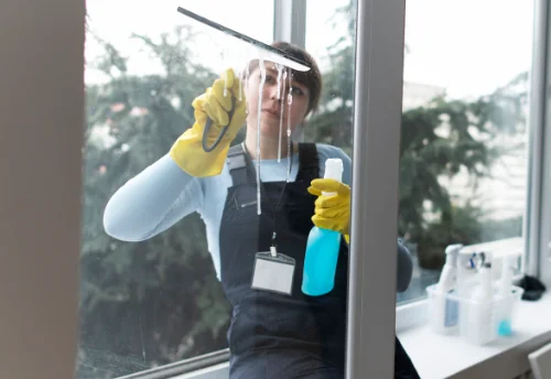 Nettoyage de vitres intérieures et extérieures à Plouvien